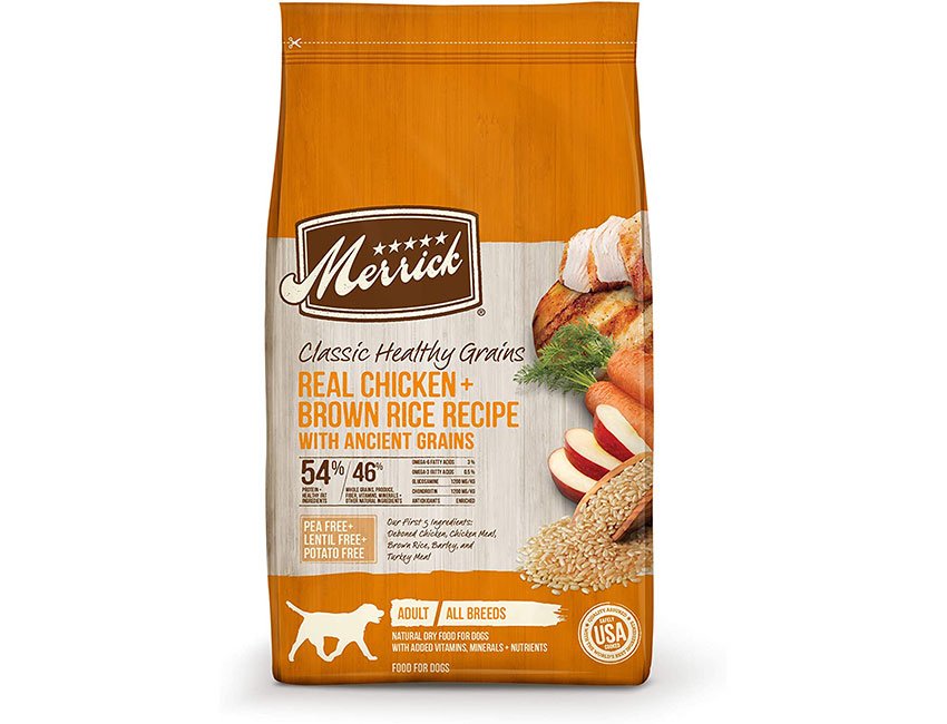 Merrick Dry Dog Food Chicken and Brown Rice Recipe