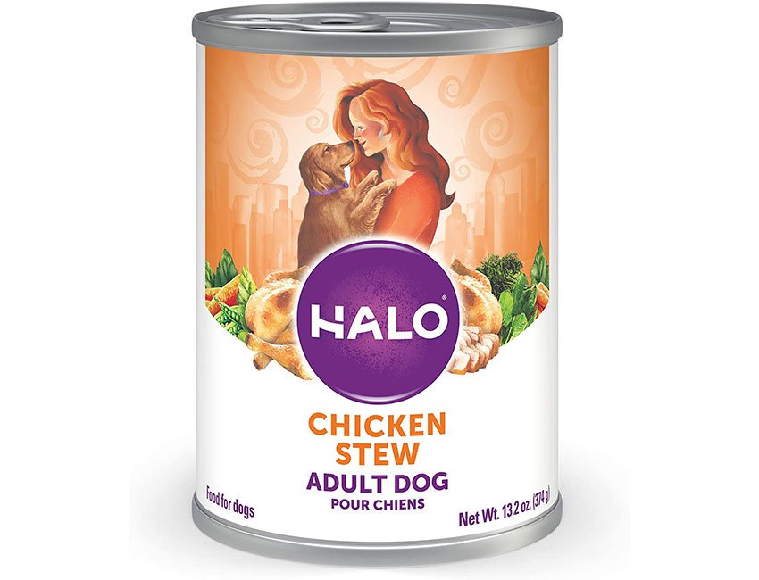 Halo Adult Wet Dog Food, Chicken