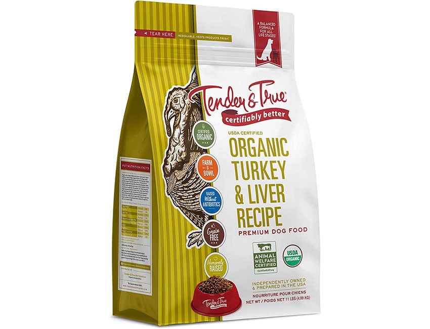 Tender True Organic Turkey Liver Recipe Grain-Free Dry Dog Food